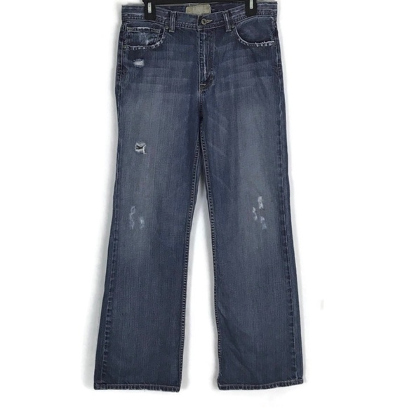 BKE Mens Jeans Size 31 Distressed and Destroyed - Picture 1 of 7